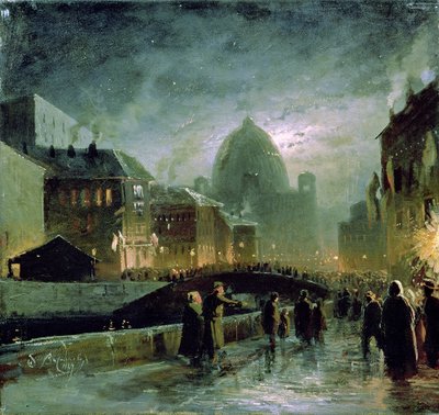 Illuminations in St. Petersburg by Fedor Aleksandrovich Vasiliev